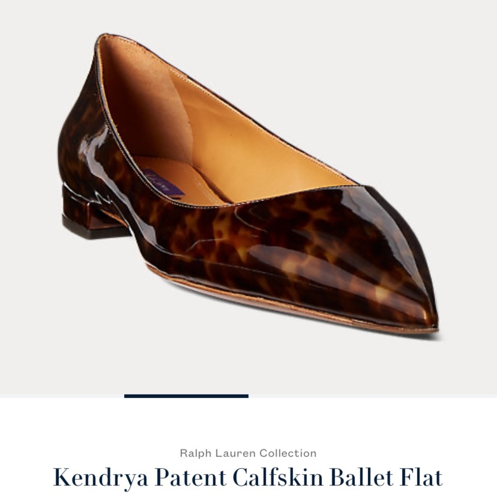 Ralph Lauren Collection Kendrya Ballet Flat
